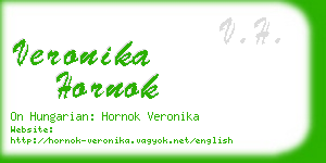 veronika hornok business card